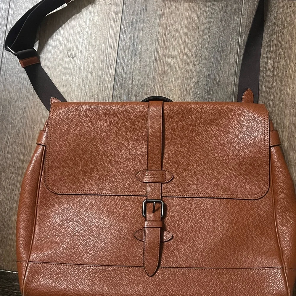 Coach Hudson Leather Messenger Bag